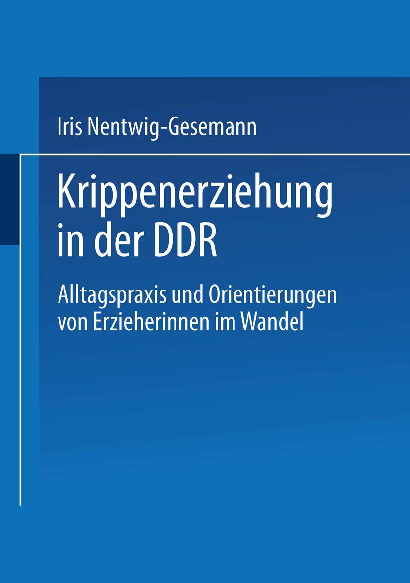 Krippenerziehung in der DDR Law