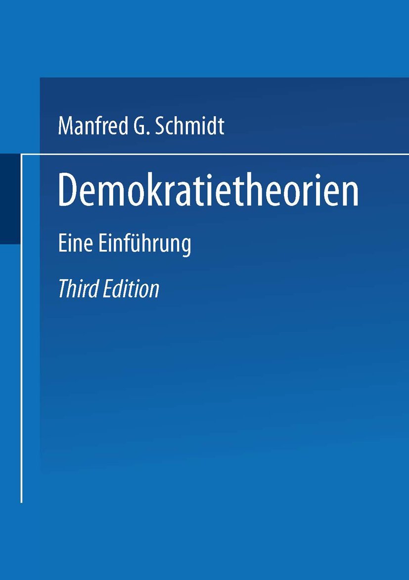 Demokratietheorien: Eine Einführung Law