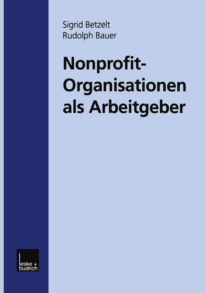 Nonprofit-Organisationen als Arbeitgeber Law