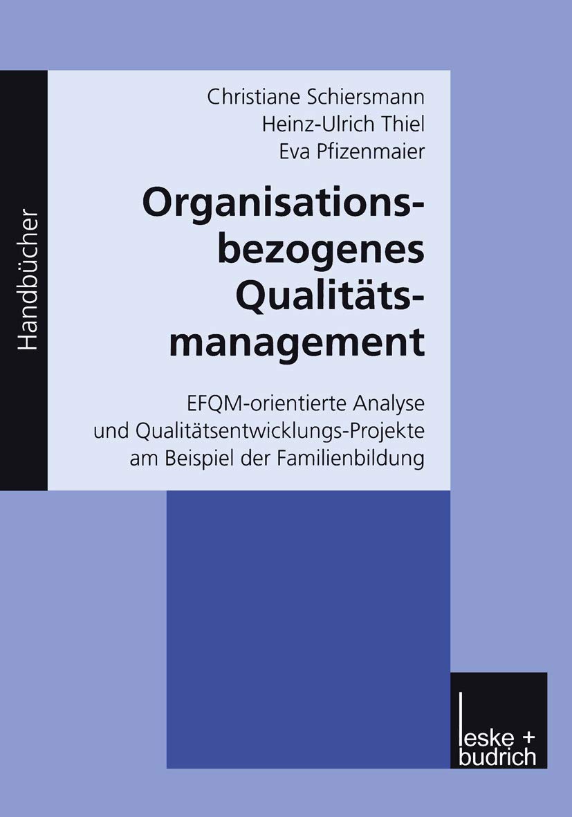 Organisationsbezogenes Qualitätsmanagement Law
