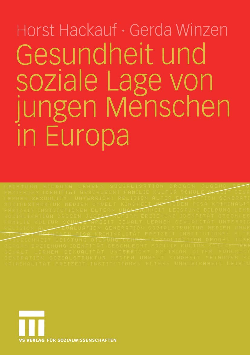 Gesundheit und soziale Lage von jungen Menschen in Europa Law