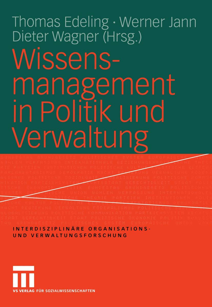 Wissensmanagement in Politik und Verwaltung Medicine