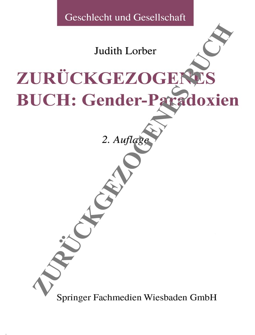 Product Image: Gender-Paradoxien