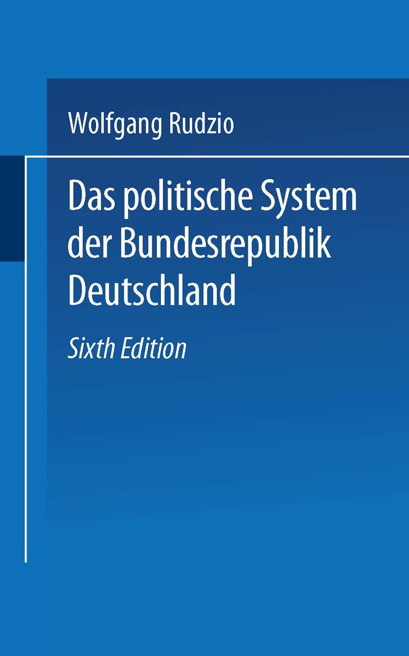 Das politische System der Bundesrepublik Deutschland. book