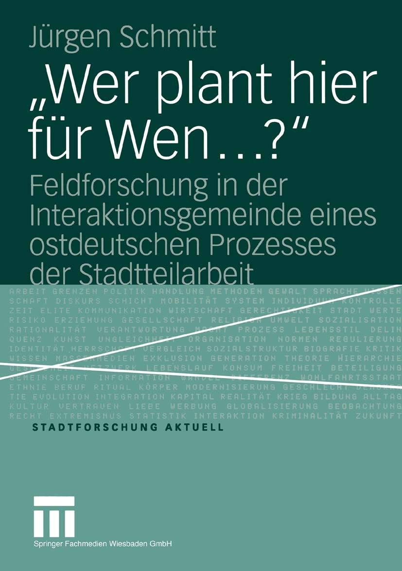 "Wer plant hier für Wen...?" Law