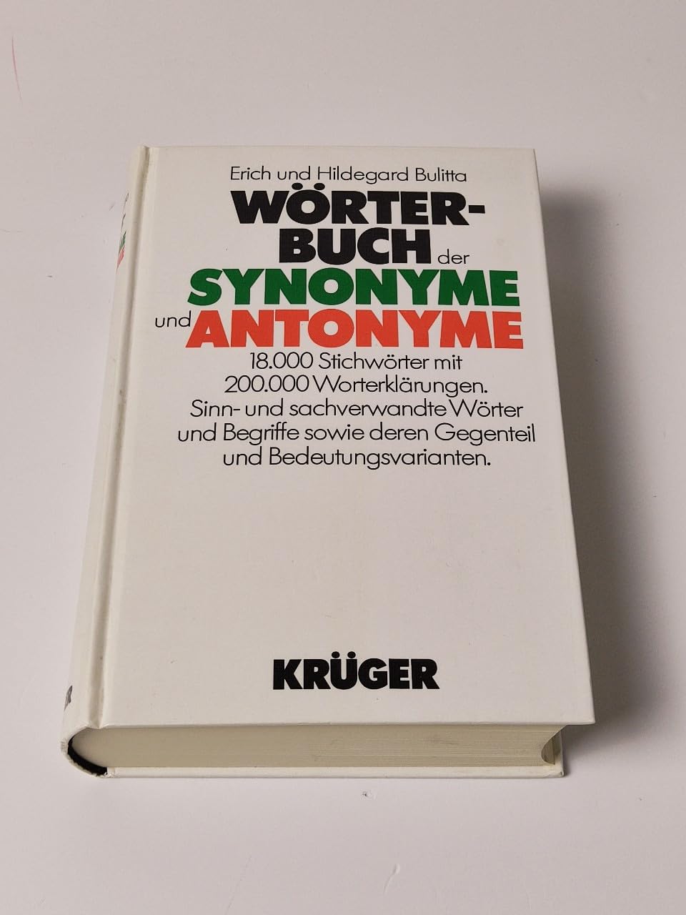 Wörterbuch der Synonyme und Antonyme General education