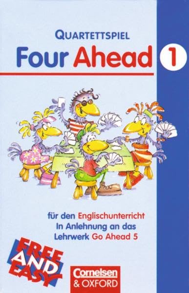 Free and Easy - Spiele zu Go Ahead - Ausgabe für sechsstufige Realschulen in Bayern: 5. Jahrgangsstufe - Four Ahead 1: Quartettspiel Learning & Reference