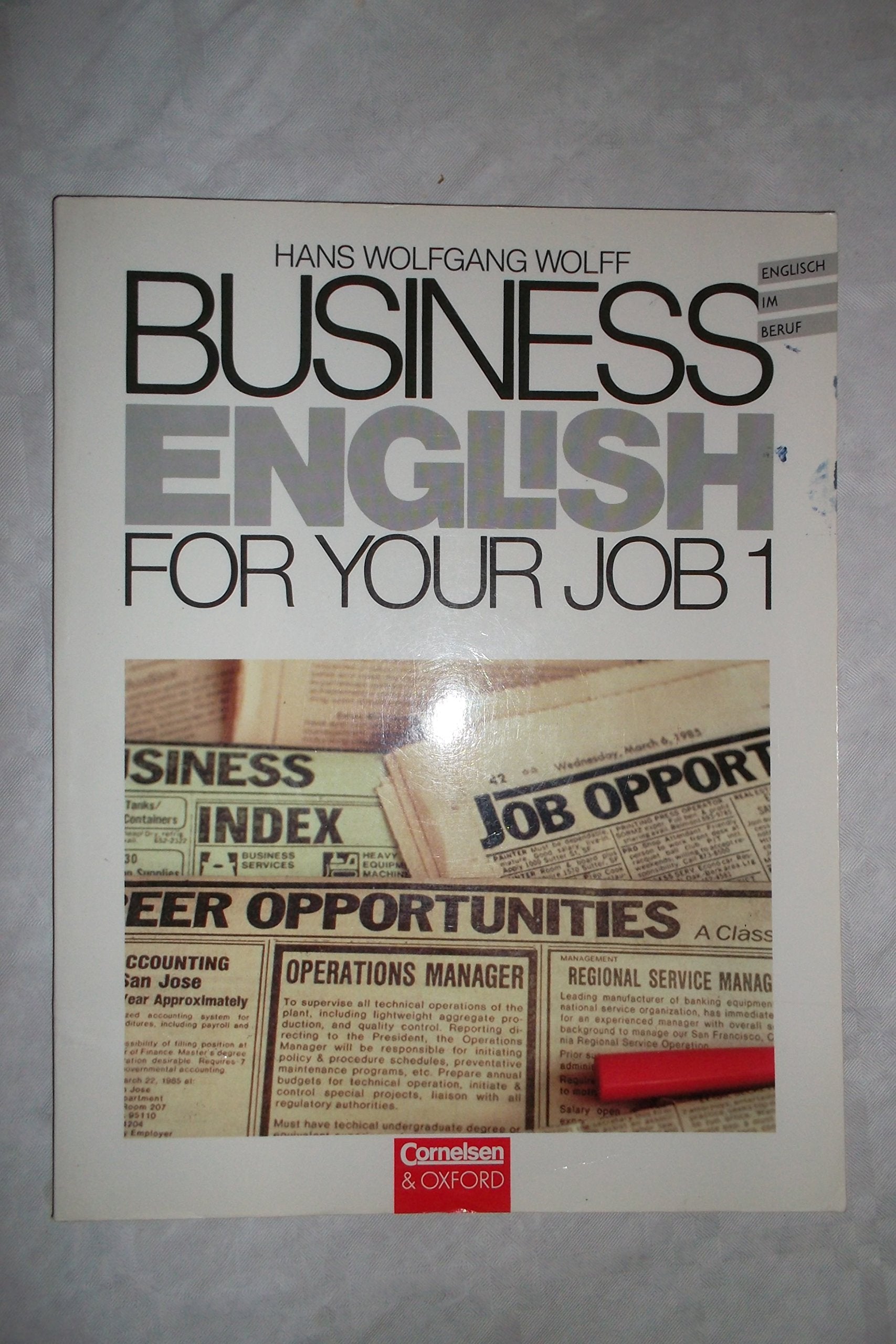 Business English for your Job, Bd.1, Student's Book Foreign Languages ​​& Dictionaries