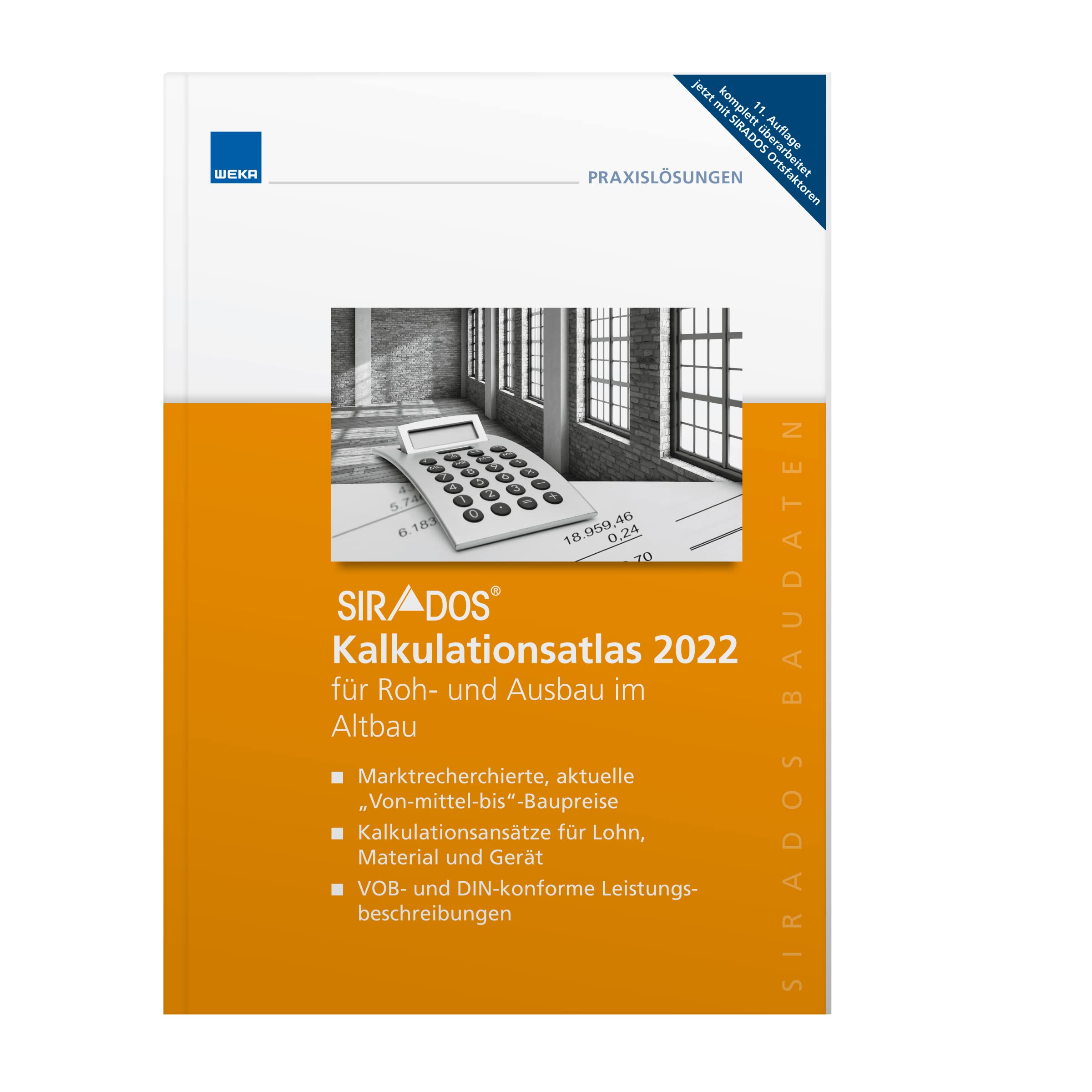 SIRADOS Kalkulationsatlas 2022 für Roh- und Ausbau im Altbau book