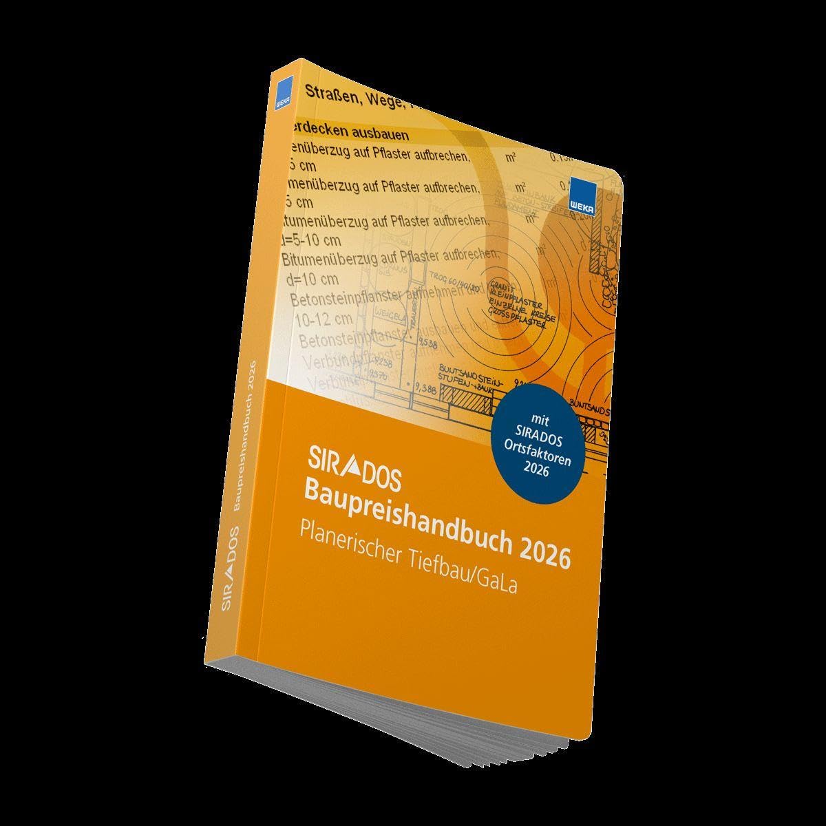SIRADOS Baupreishandbuch Tiefbau/Galabau 2026 Business & Technology