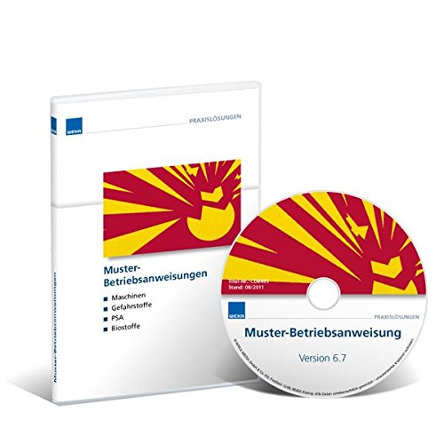 Praxissoftware Muster-Betriebsanweisungen, 1 CD-ROM zur Fortsetzung: Blitzschnell erstellt und angepasst: über 2.700 Betriebsanweisungen für Gefahrstoffe, Biostoffe, Maschinen, Anlagen, Arbeitsverfahren und persönliche Schutzausrüstungen Other software