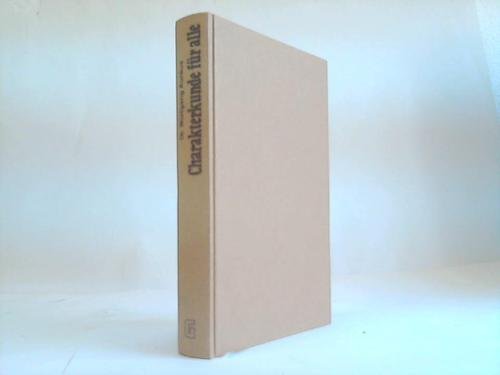 Charakterkunde für alle Books