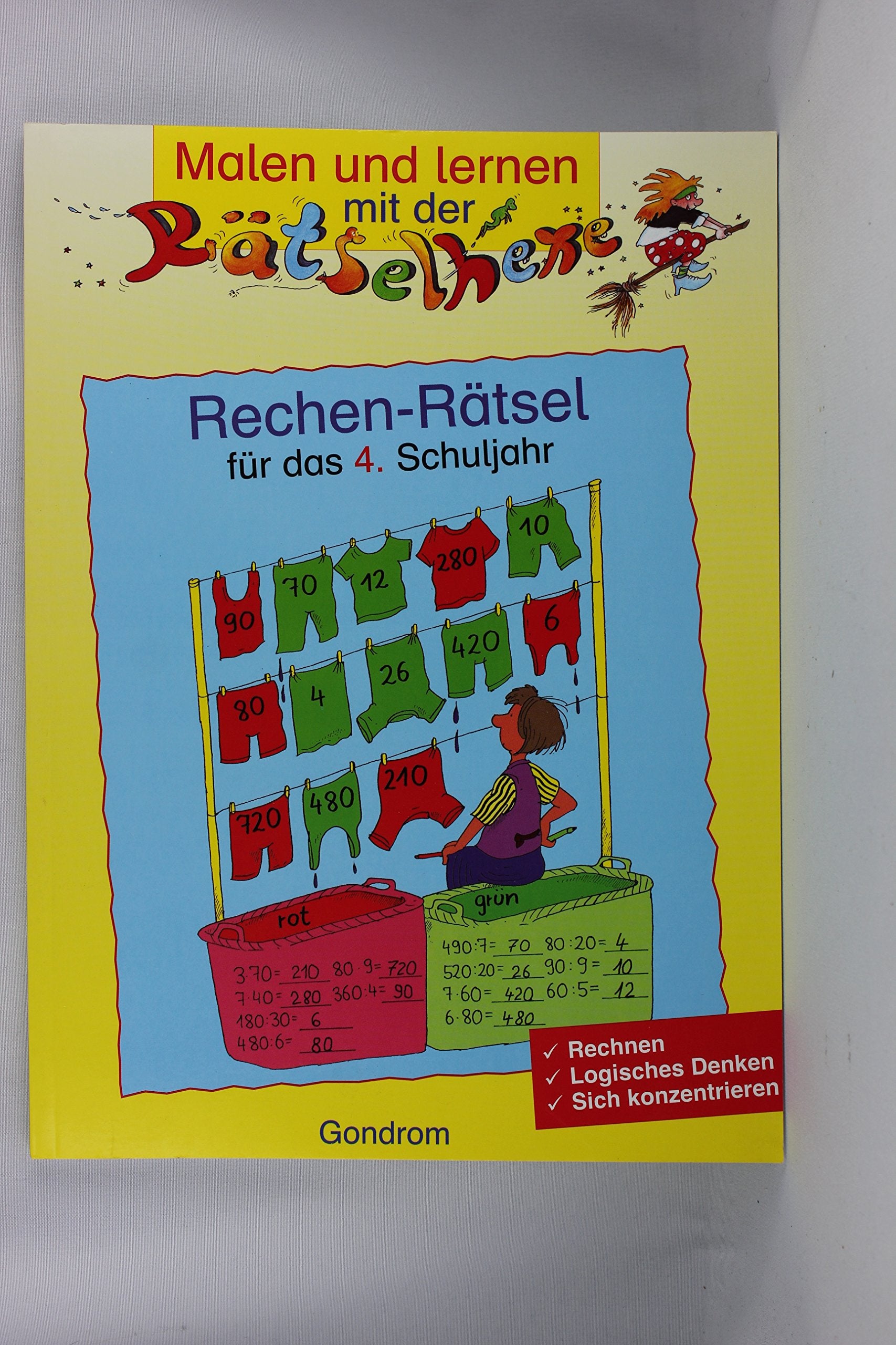 Rechen-Rätsel für das 4. Schuljahr Study Guides