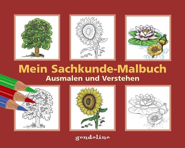 Mein Sachkunde-Malbuch (Rot): Ausmalen und Verstehen Non-fiction