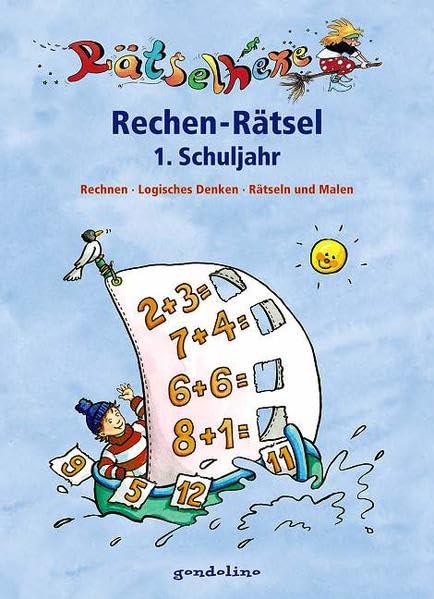 Rechen-Rätsel 1. Schuljahr: Rechnen. Logisches Denken. Rätseln und Malen (Rätselhexe) Study Guides