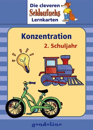 Konzentration: 2. Schuljahr (Die cleveren Schlaufuchs-Lernkarten) Study Guides