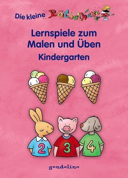 Lernspiele zum Malen und Üben Kindergarten (Motiv Eis) Non-fiction