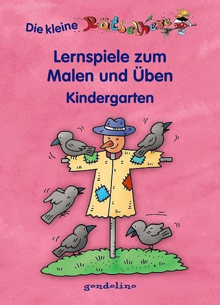 Lernspiele zum Malen und Üben Kindergarten (Vogelscheuche) Non-fiction