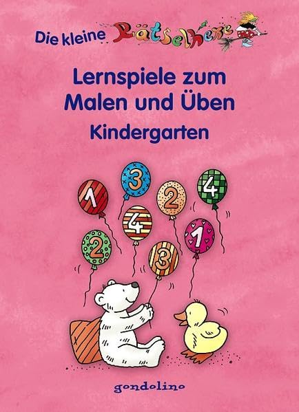 Lernspiele zum Malen und Üben Kindergarten (Luftballons Non-fiction