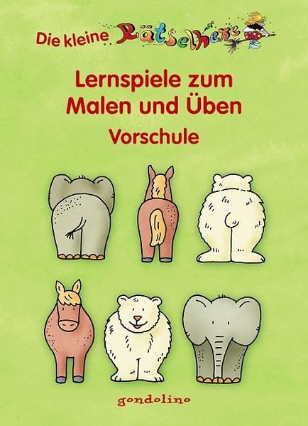 Lernspiele zum Malen und Üben Vorschule (Wilde Tiere) Non-fiction