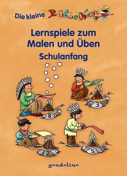 Lernspiele zum Malen und Üben Schulanfang (Indianer Non-fiction