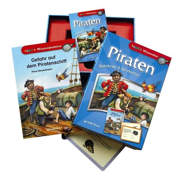 Piraten: Ratekrimi & Quizkarten (Lesefix Wissensbox) Non-fiction