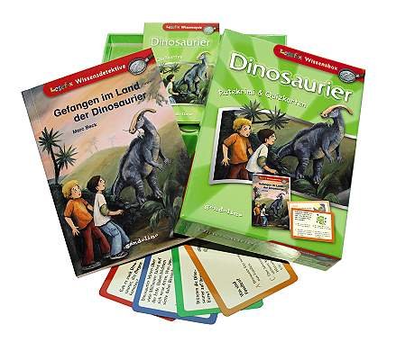 Dinosaurier: Ratekrimi & Quizkarten Non-fiction