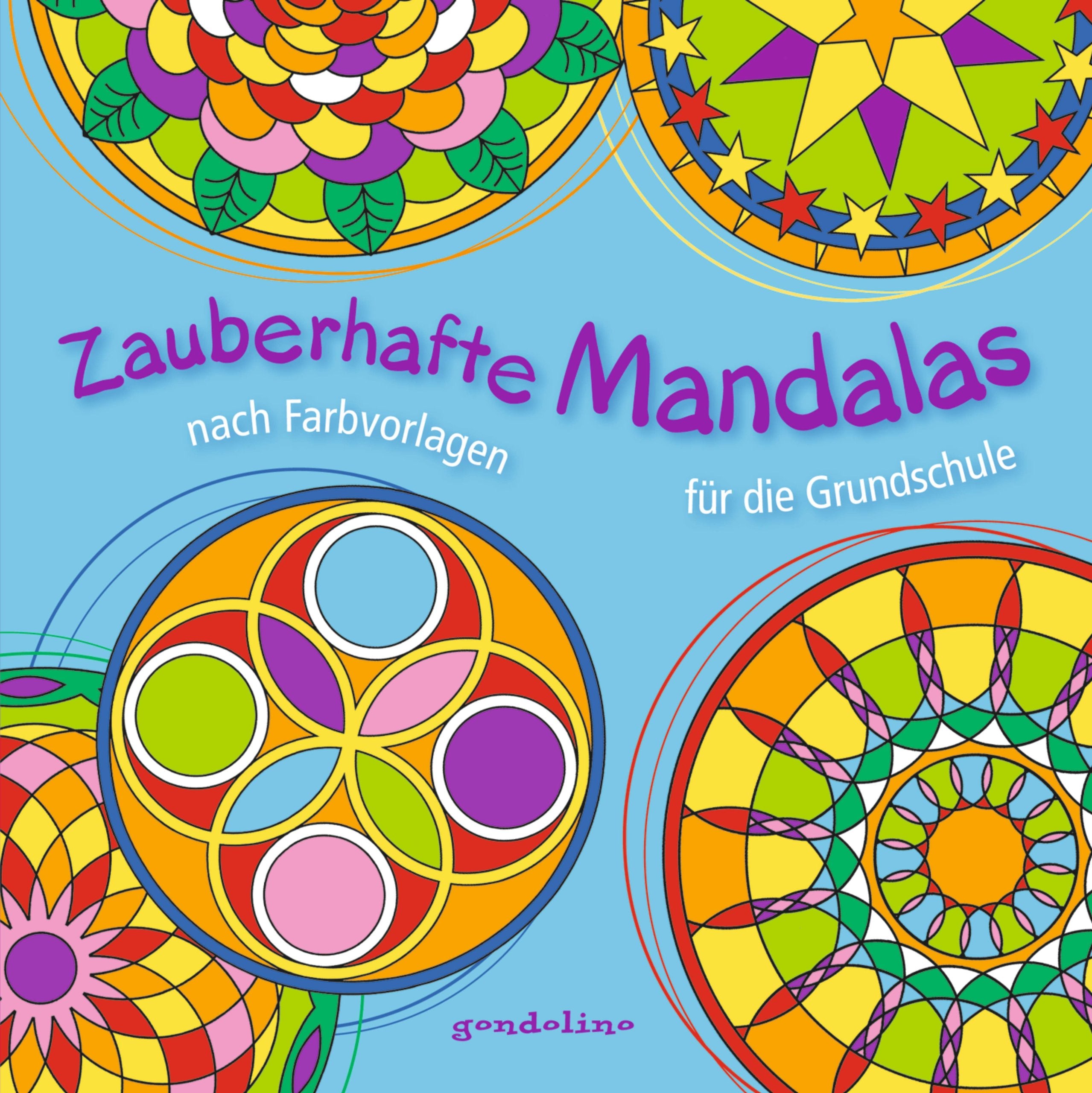 Zauberhafte Mandalas nach Farbvorlagen für die Grundschule Tiptoi & Games