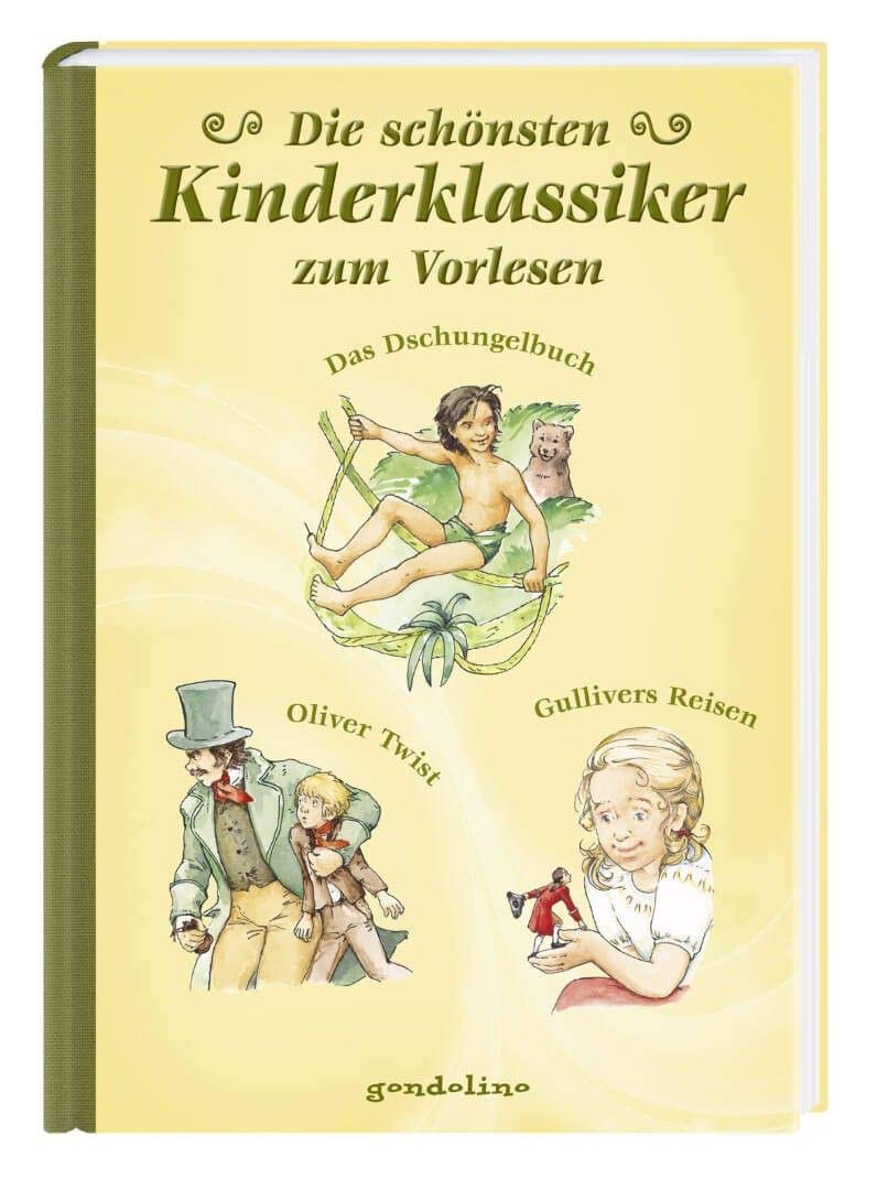Die schönsten Kinderklassiker - zum Vorlesen: Das Dschungelbuch/Oliver Twist/Gullivers Reisen Action & Adventure