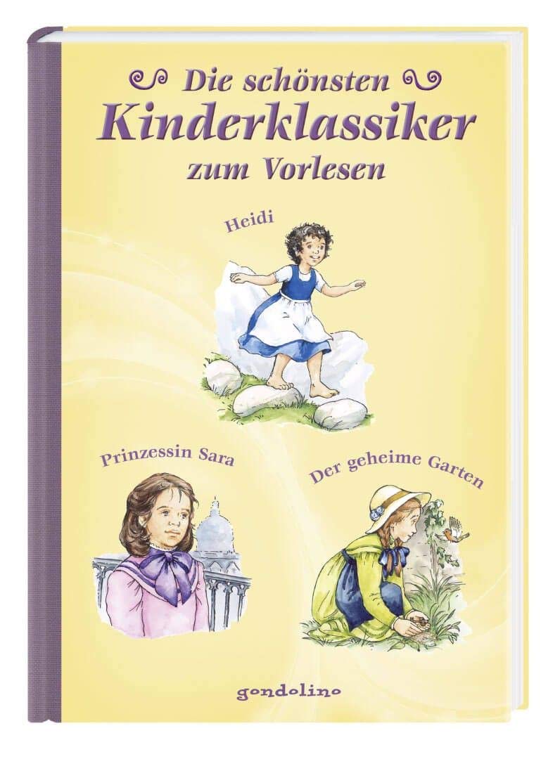 Die schönsten Kinderklassiker zum Vorlesen: Heidi/Prinzessin Sara/Der geheime Garten. Vorlesebuch und Geschenkbuch. Für 5,00 €. Non-fiction