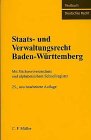 Staats- und Verwaltungsrecht Baden-Württemberg: Mit Stichwortverzeichnis und alphabetischem Schnellregister Law