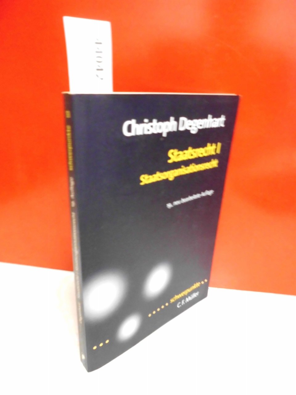 Staatsrecht I. Staatsorganisationsrecht (Schwerpunkte) Law