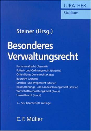 Besonderes Verwaltungsrecht. Ein Lehrbuch Law