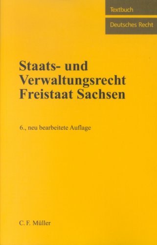 Staats- und Verwaltungsrecht Freistaat Sachsen Law