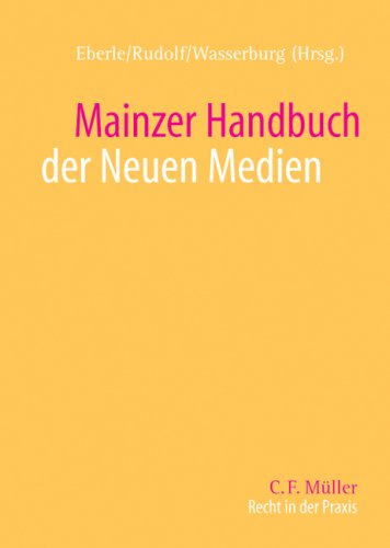 Product Image: Mainzer Rechtshandbuch der Neuen Medien