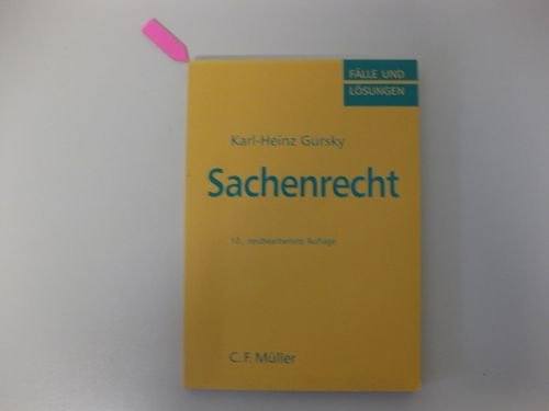Sachenrecht Law