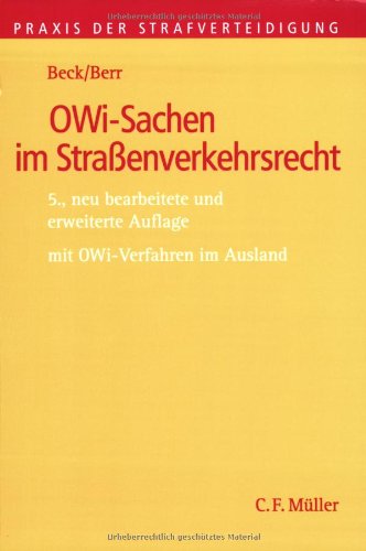 OWi-Sachen im Straßenverkehrsrecht Law