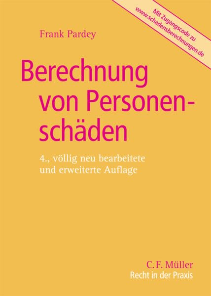 Berechnung von Personenschäden Law Books