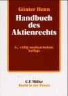 Handbuch des Aktienrechts Law