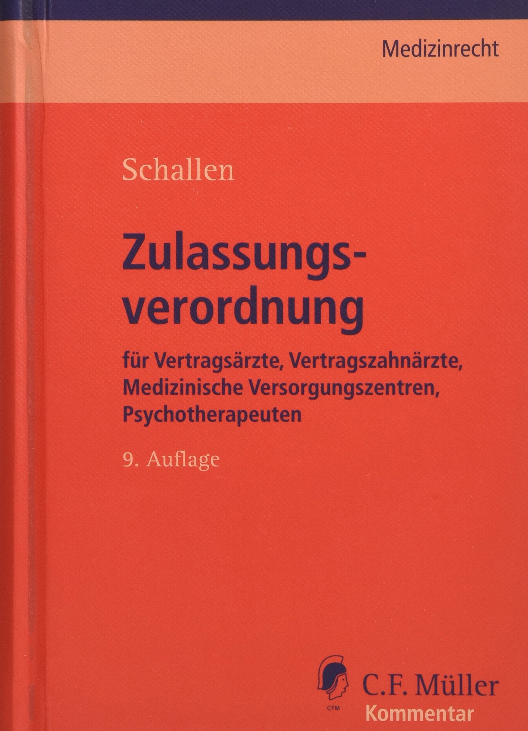 Zulassungsverordnung book