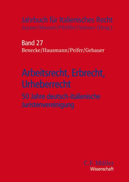 Arbeitsrecht, Erbrecht, Urheberrecht Law