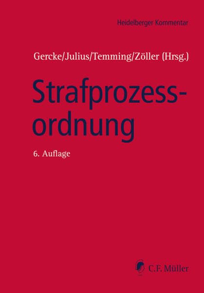Strafprozessordnung (Heidelberger Kommentar) Law