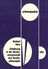Einführung in die Rechtswissenschaft und Rechtsphilosophie Law