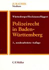 Polizeirecht in Baden-Württemberg Books