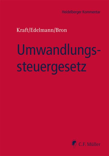 Heidelberger Kommentar Umwandlungssteuergesetz Law