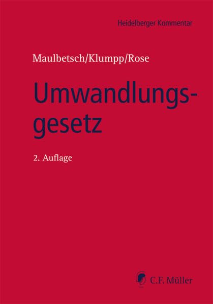 Umwandlungsgesetz (Heidelberger Kommentar) Law