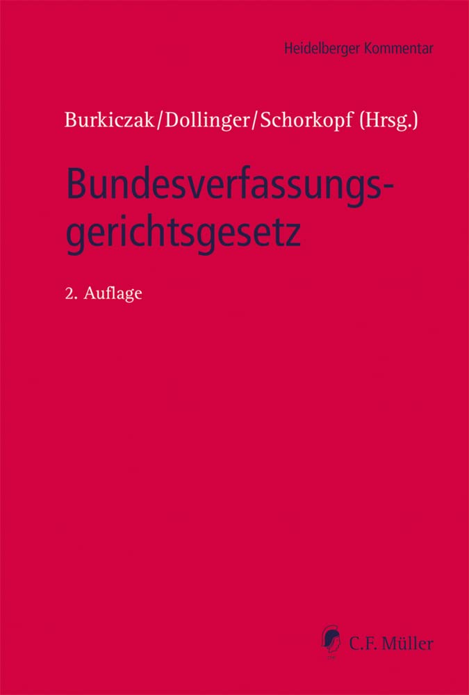 Bundesverfassungsgerichtsgesetz (Heidelberger Kommentar) Law