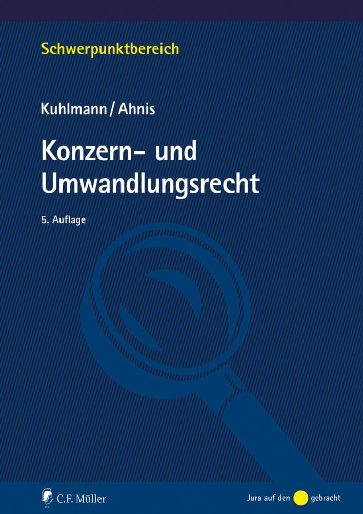 Konzern- und Umwandlungsrecht (Schwerpunktbereich) Law