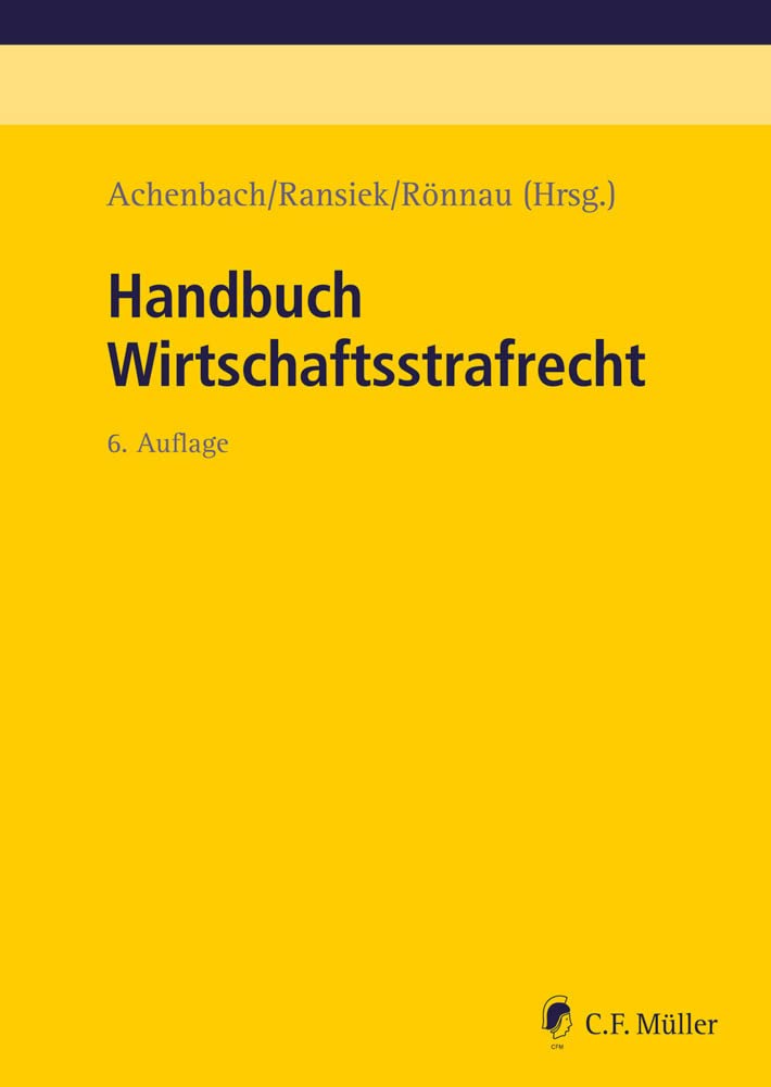 Handbuch Wirtschaftsstrafrecht Law