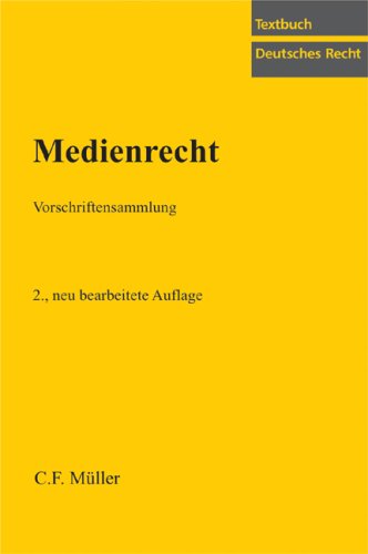 Product Image: Medienrecht: Vorschriftensammlung